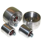 Custom made belt grinder wheel for knife grinders