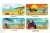 Import custom magnet Travel souvenir Sea   Epoxy fridge magnets with resin slipper from China