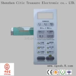 Custom membrane switch for microwave oven