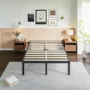 Custom modern home furniture Simple style oversized load bearing bedroom double bed Frame metal double bed
