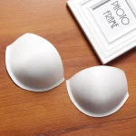 Custom Molded Bra Cups Breast Natural Suitable Bra Inserts Cleavage Pad Push Up Foam Enhance Sponge Bra Pad