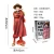Import Custom One Piece luffy  Action Figures with red cloak for adult collection from China