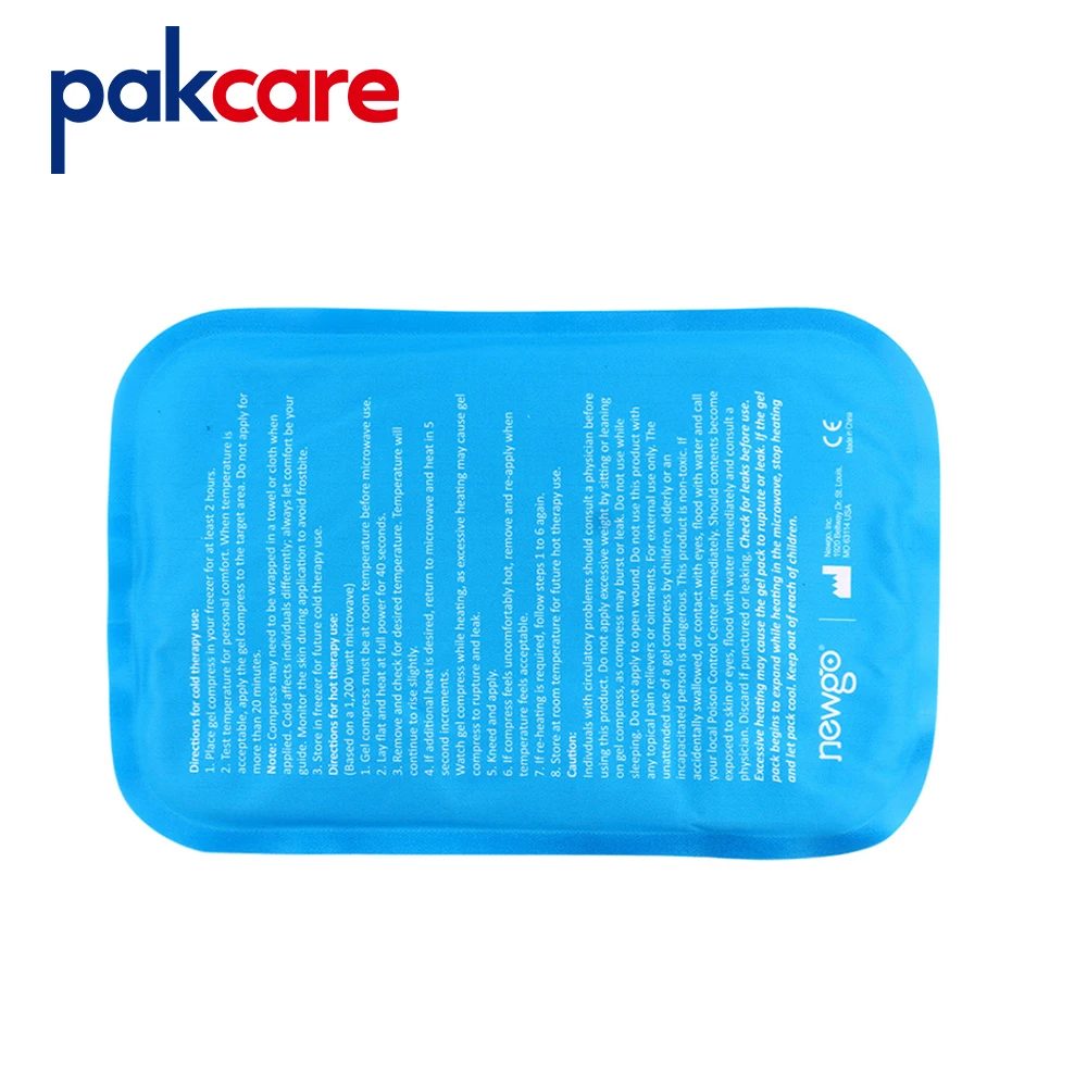 custom oval shaped polyester taffeta ice warm soft gel ice pack comfortable hot cold pack