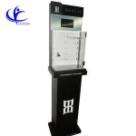 Custom plexiglass kid acrylic floor countertop  tabletop wooden rack sunglass eyewear display stand