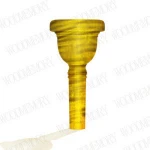 Custom Professional Beech Wood Waxed Trumpet Mouthpiece