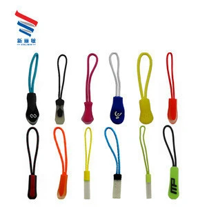 Custom rubber key locking silicone zipper puller sliders for garments accessory