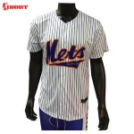 Custom Softball Shirt Stripes Baseball Shirt Sublimated Baseball Uniform Blank Baseball Jerseys