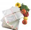 Custom textured and embossed food saver vacuum sealer bags transparent vacuum bag for vegetables and fruits and meats