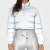 Import custom winter high shine fabric reflective cropped puffer jacket women from China