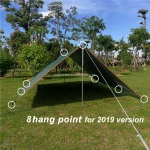 Customized Hot Selling Waterproof Awning Sun Shade Rain Fly Tarp Ultralight Camping Tent Manufacturers