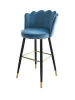customized Luxury  Dining Furniture Nordic Bar Stool Chair Light armchair Modern Minimalist Front Restaurant chair