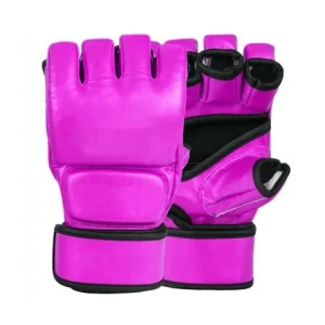 Customized OEM MMA Gloves Factory Custom Professional PU Half Finger Training Sports Gear Screen Printed Logo  oem service