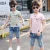 Import Cute Twin Beautiful Big Boy Clothes Funny Boutique Two-Piece Suit Ripped Jeans Children Clothes Boys Clothing Sets from China