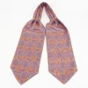 Decoration Silk Printed Ascot Tie Mens Cravat For Men Women
