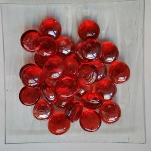 Decorative color glass beads