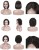 Deep Curly Brazilian Short Hair Transparent Lace Front Wigs