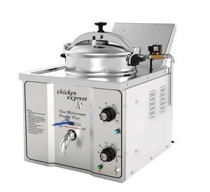 Deep Fried Chicken Pressure Fryer 110v/220v Small 16 Liter, Kuroma Table Top Pressure Fryer Chicken Express