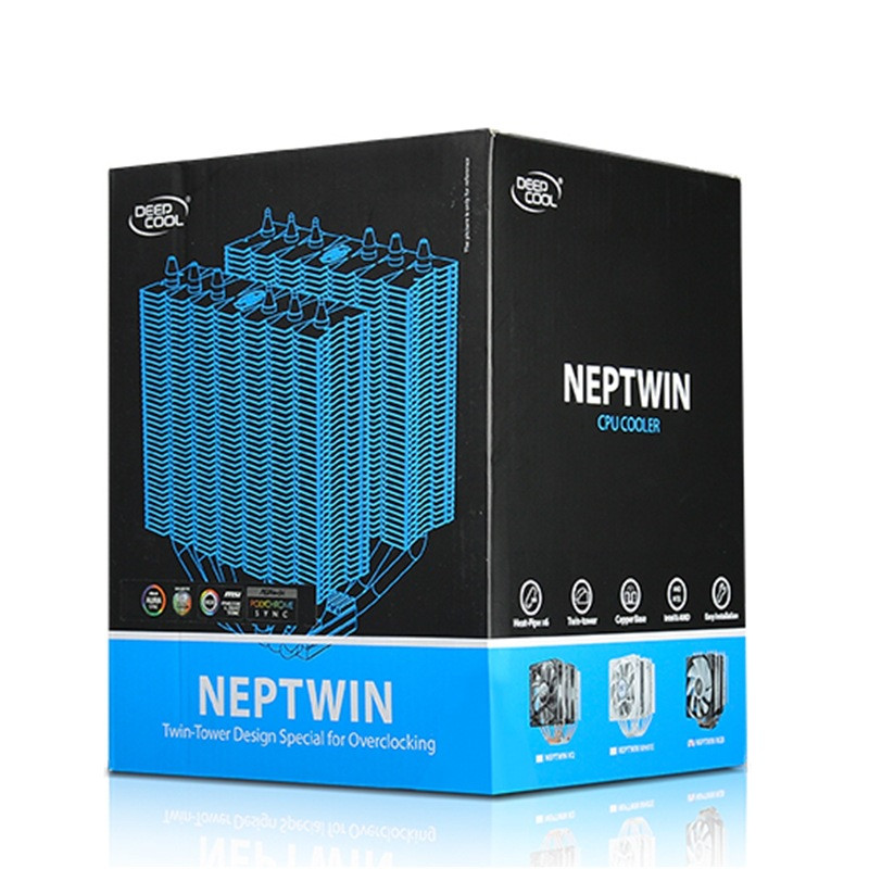 Buy Deepcool Cpu Radiator Desktop Pc Silent Fan Heat Pipe Radiator Air ...