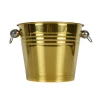 Deluxe Gold 6L Stainless Steel Champagne Bucket Wine Cooler Water Ice Bucket