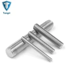 DIN975 DIN976 Threaded Rod Building Rod Carbon Electro Hot DIP Galvanized Zinc Black Threaded Rods Studs