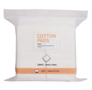 Disposable cotton pad square cotton pad removal cotton pad factory OEM processing