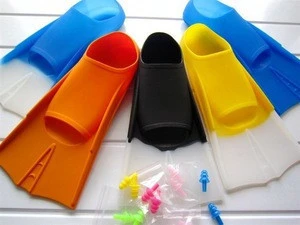 Diving Equipment Adult Flexible Silicone Swimming Fins Long Flipper Diving