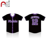 DIY LOGO baseball shirt for wholesale Quality baseball shirt jersey for team wear