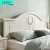Import Double European bed 1.5 m modern minimalist white 1.8 meters bedroom furniture bed from China