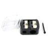 double hole black cosmetic  pencil sharpener