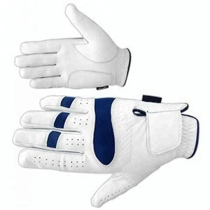 Double Palm Soft Breathable Sheep Leather Golf Gloves