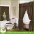 Import double swag shower curtain with valance,bathroom window curtains from China