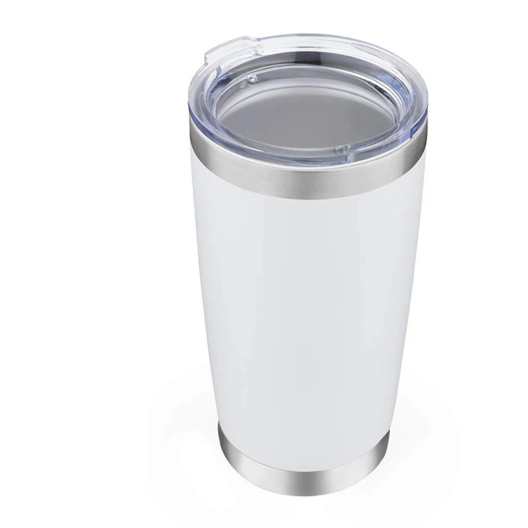 double wall insulated stainless steel 20oz wine tumbler with lid keep hot and cold