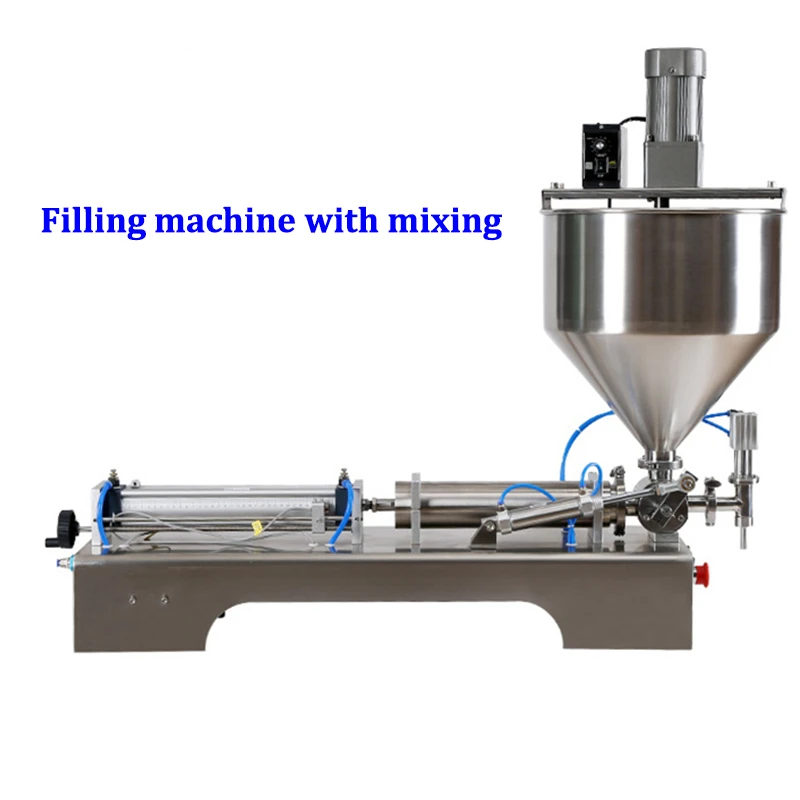 DOVOLL Paste Filling Machine Mixing Filler Very Viscous Material Foods Packaging Equipment Bottle Filler Liquids Water Dosing