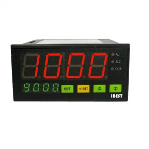 DPF Digital Electrical Panel RPM Frequency Tacho Linespeed Meter, 4 LED Display RPM Counter Meter 24Vdc/AC220V (IBEST)