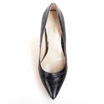 dress shoes high heel shoes pumps  ladies shoes pointed toe square women pumps black heels