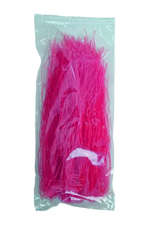 Dried/Instant Rice Noodles, Pink from dragon fruit.