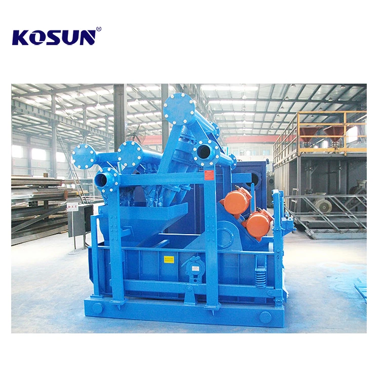 Drilling mud cleaners are very efficient for drilling-fluid systems