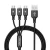 Import Durable nylon braided usb data charging cable 3 in 1 charger cable from China