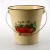 Import Durable white enamel water bucket/ice bucket with lid from China