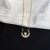 Import Dylam Zircon Gold Plated Bling Jewelry Trendy Pendant 925 Sterling Silver Choker Necklace With Star And Moon from China