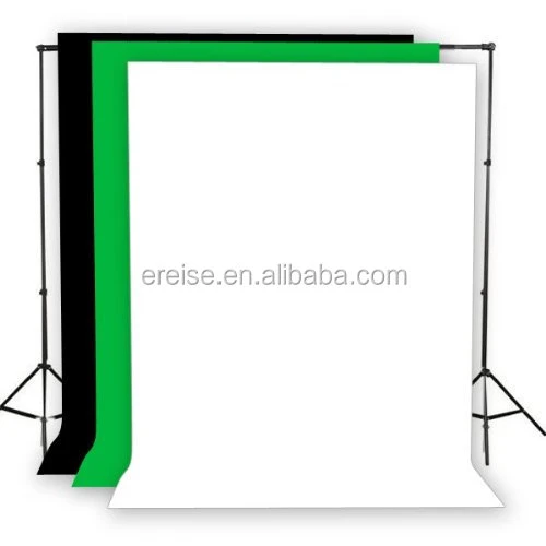 E-Reise studio light kit 2000 Watt Photo Studio Light Kit With 6-9 Feet Muslin Backdrop and Background Stand