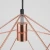Import E27 metal geometric cage 40w bulb incandescent LED chandelier pendant light for dining room from China