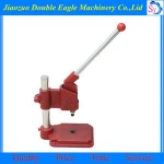 Easy to operate cheap button badge making machine/snap button hand press machine for rivet