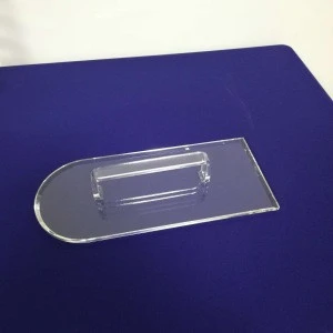 Eco-friendly Clear Acrylic Cake Smoother, Cheap Plexiglass Cake Making Tools
