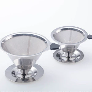 Eco Friendly Coffee Filter Stainless Steel Coffee Dripper Filter
