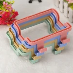 Eco-friendly Door Back Type Design Cabinet Kitchen Accessories Plastic Garbage Trash Bags Support Holder