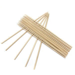 Eco-friendly Green Bamboo Skewers  For BBQ