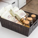 Eco-friendly Kitchen Sundries Vegetables And Fruits Woven Storage Basket