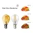 Import Edison led Bulb A60 B22 6W tungsten warm light 220V-240V retro super bright filament dragon ball bulb for indoor use from China