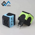 electric multi plug universal socket with safety shutter uk 3 pin travel adaptor